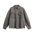 Wash faded denim jacket