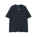 Spliced Metal Label Short Sleeve T-Shirt Men Oversize Casual Versatile Couple Top