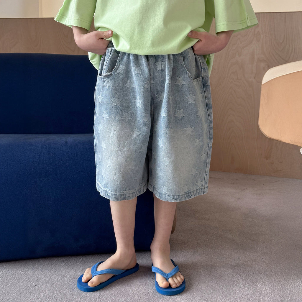 Boys' denim shorts