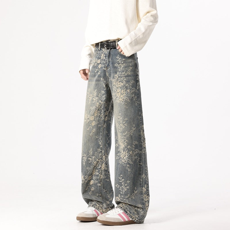 Denim Pants for Men Leg Long Pants