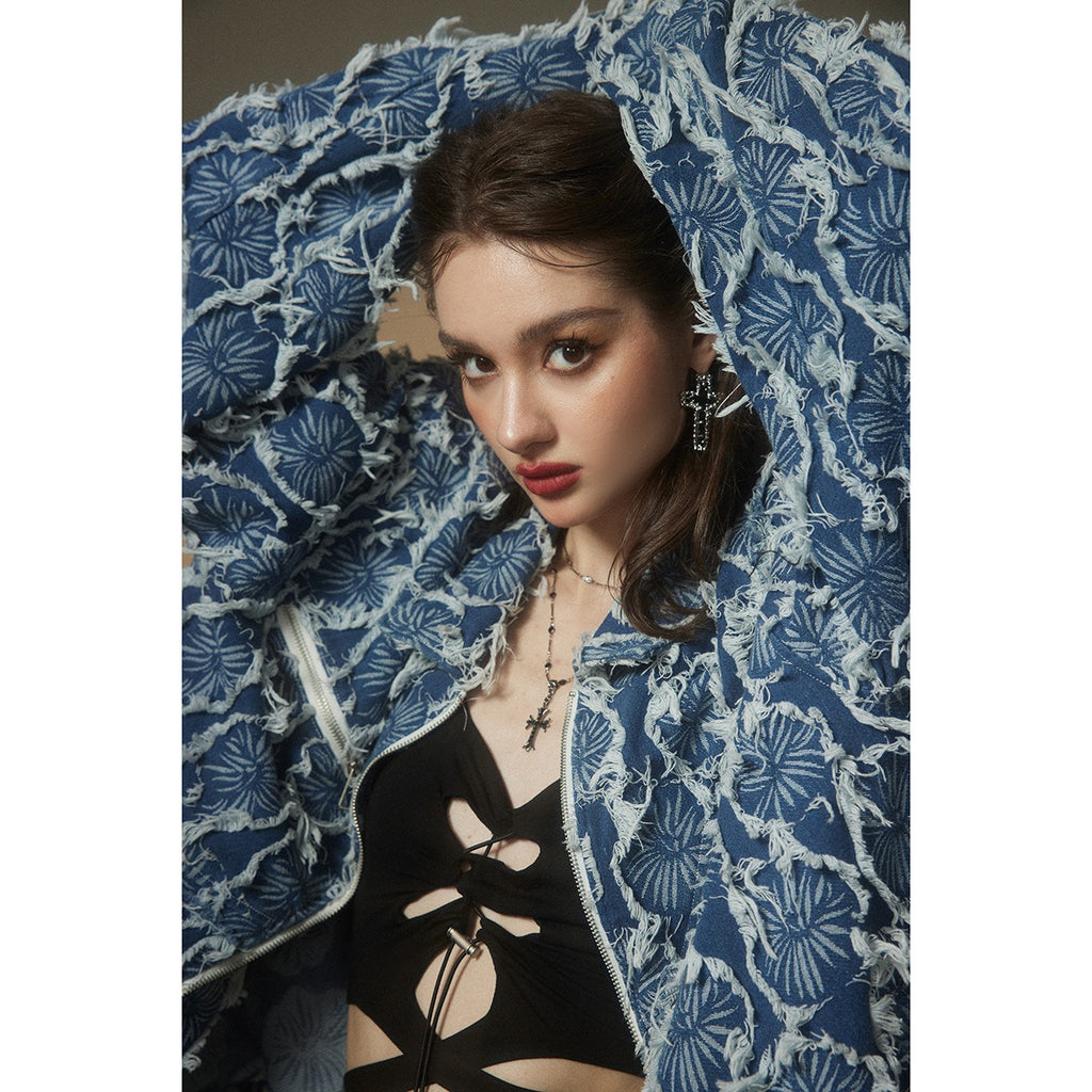 Denim Jacket Casual for Women Loose Spring and Autumn Jacket Coat
