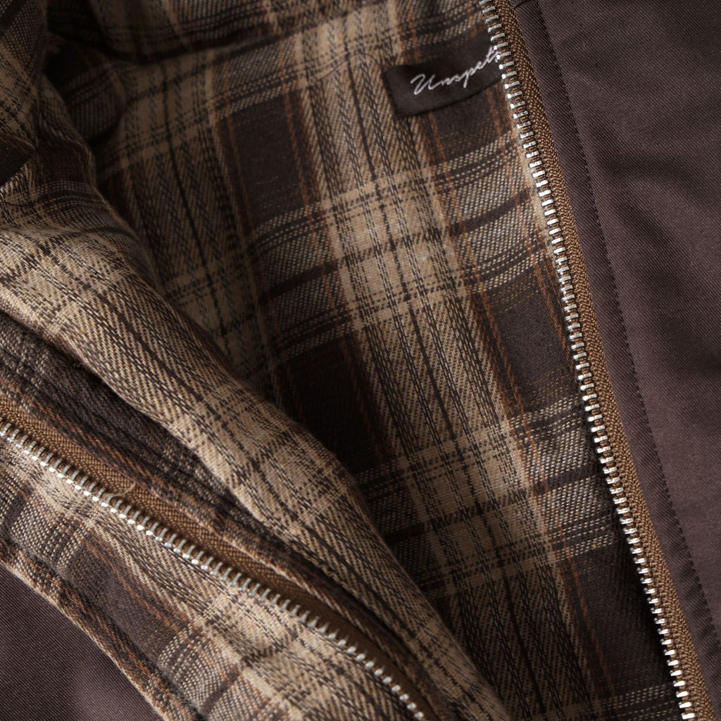 Plaid contrasting splicing cotton jacket for women