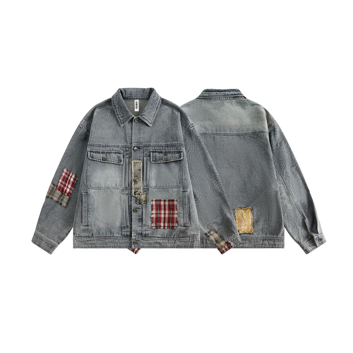 Washed denim jacket jacket
