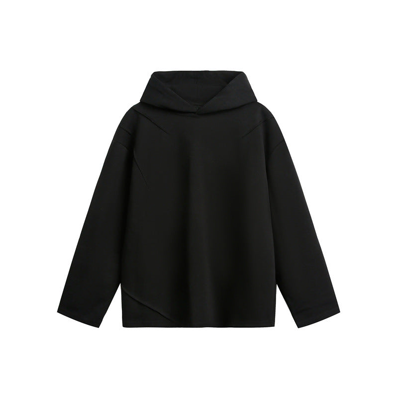 Solid Color Hooded Sweatshirt Unisex Oversize Hoodie