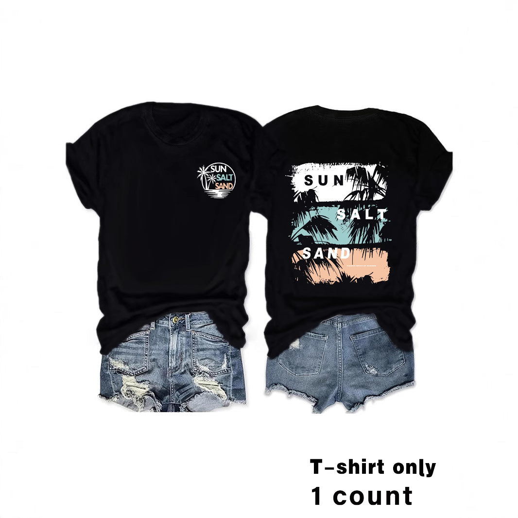 T-shirt with lion print for women