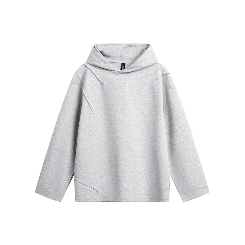 Solid Color Hooded Sweatshirt Unisex Oversize Hoodie