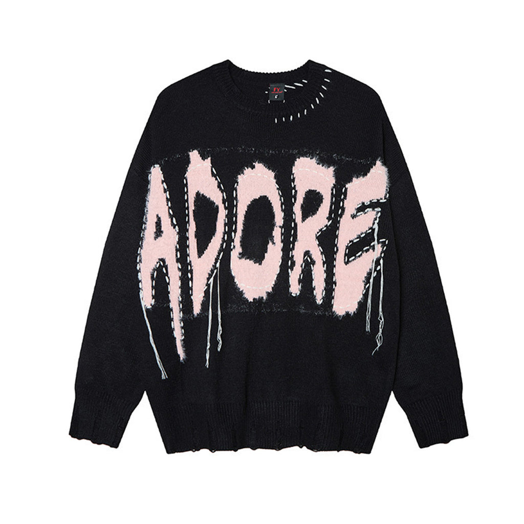 Tassel sweater men's and women's knitted sweater
