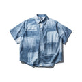 Streetwear Casual Oversized Denim Shirt for Men