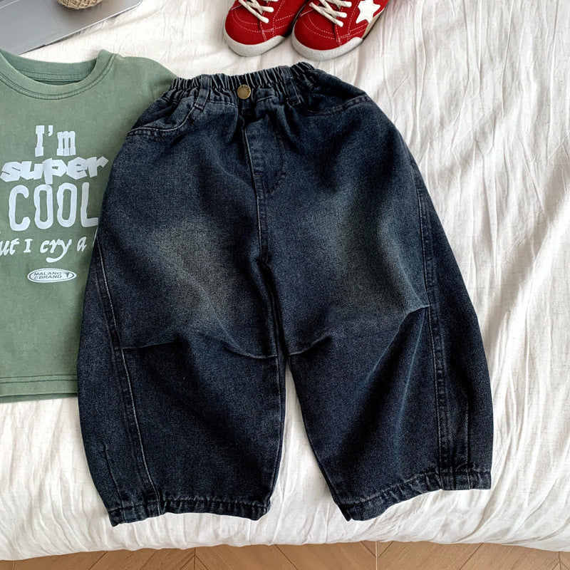 Boys' jeans and children's casual pants