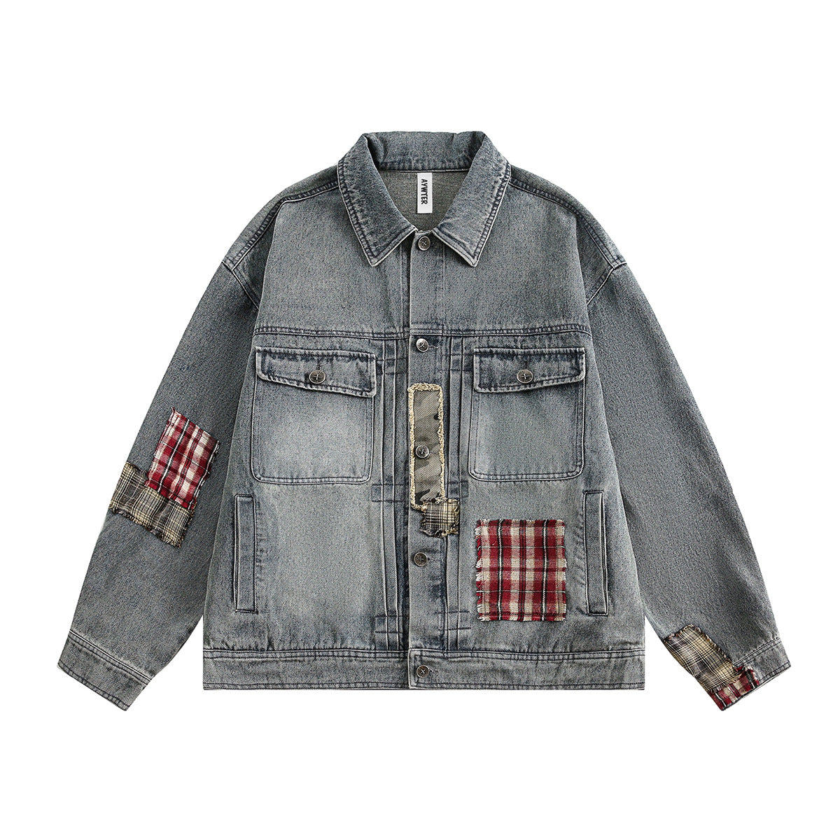 Washed denim jacket jacket
