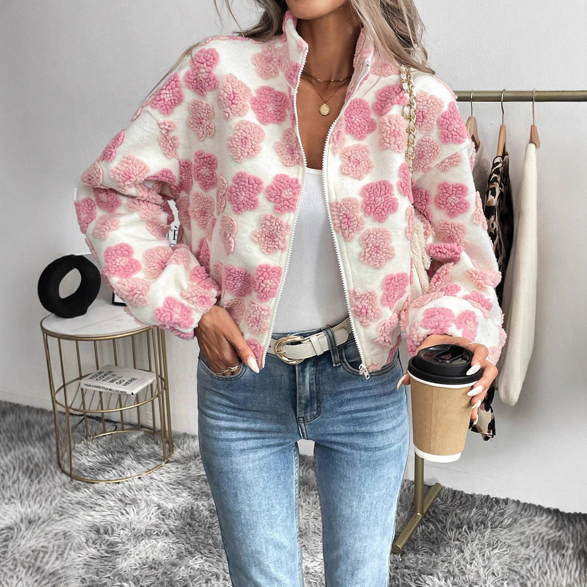Zipper jacket for women