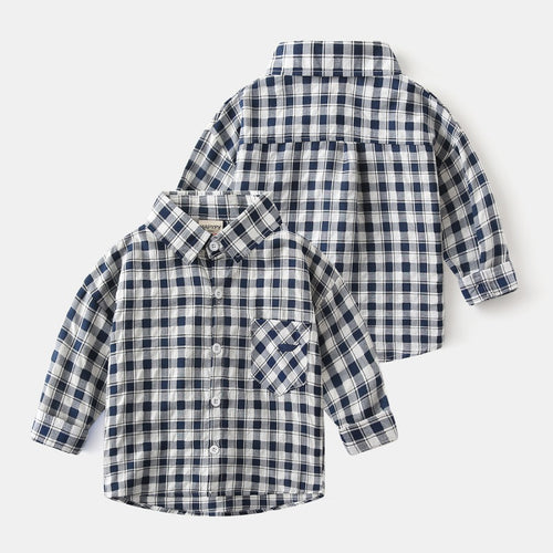 Boys' checkered shirt