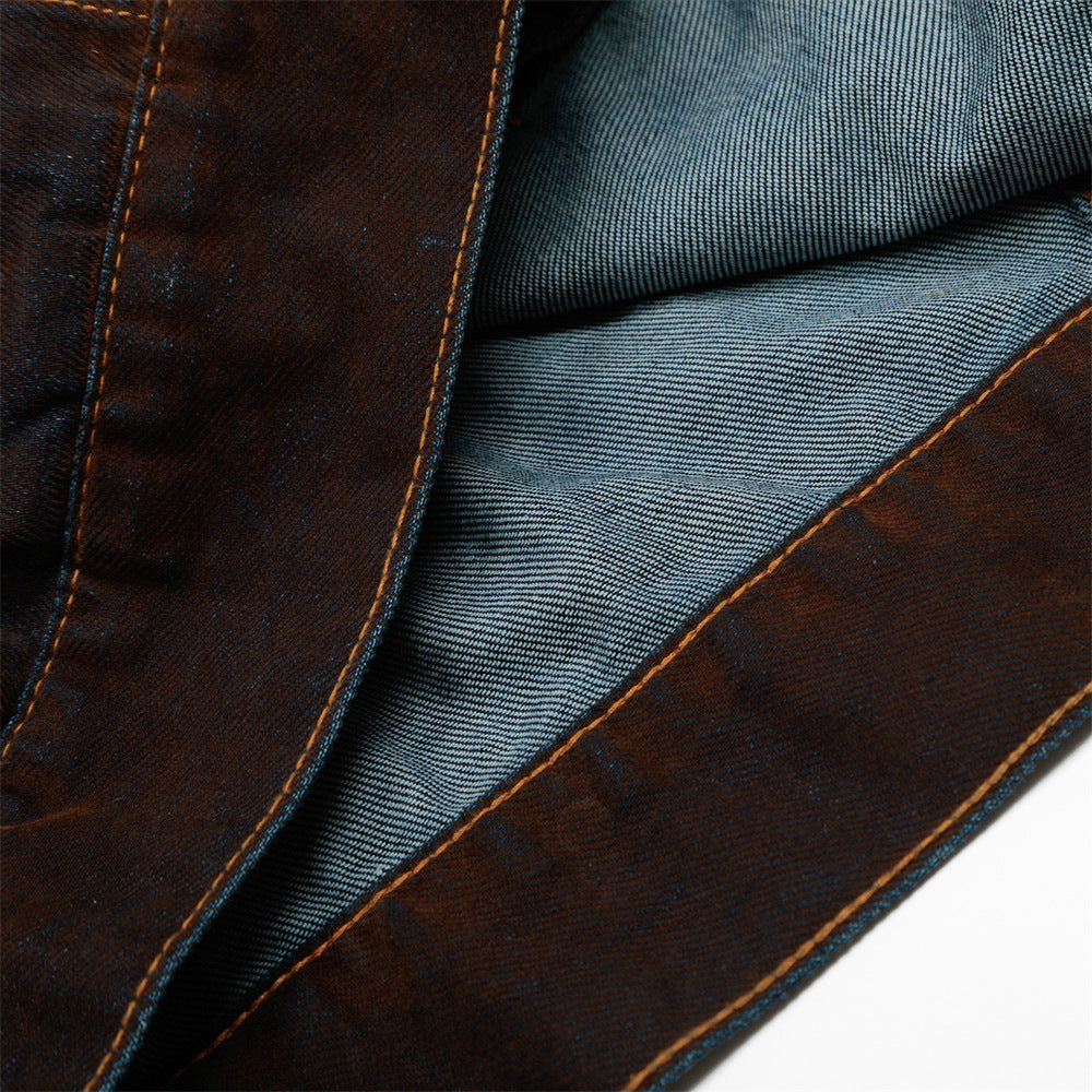 Dyed denim jacket