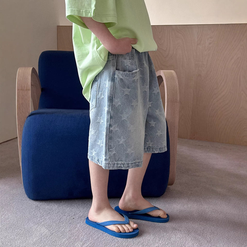 Boys' denim shorts